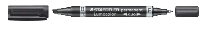 348 B marcador permanente Negro