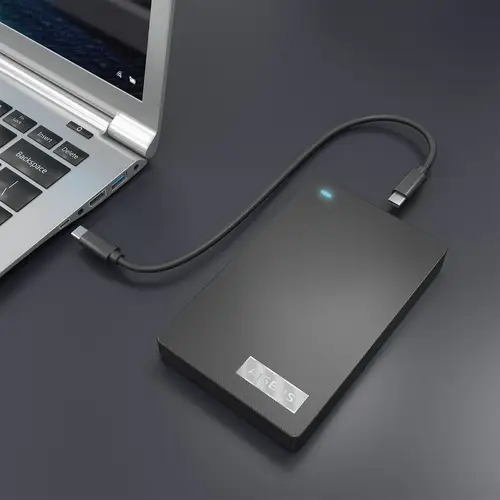 Caja Externa 2,5? 9.5mm SATA a USB-C USB3.1 Gen1, Negra - Imagen 6