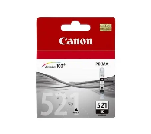 CLI-521 BK cartucho de tinta 1 pieza(s) Original Negro - Imagen 1