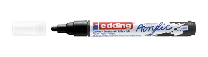 5300 acrylic marker fine marcador permanente Negro 10 pieza(s)