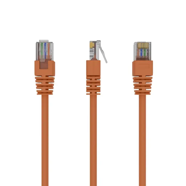 RJ45/RJ45 Cat5e 3m cable de red Rosa U/UTP (UTP)