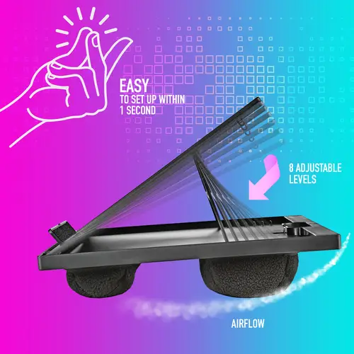 LAPNEST almohadilla fría 39,6 cm (15.6") Negro - Imagen 6