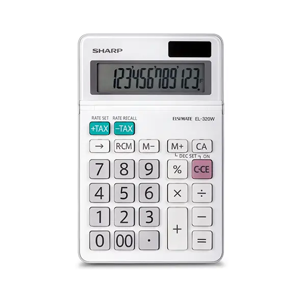 EL320WB calculadora Escritorio Calculadora básica Blanco