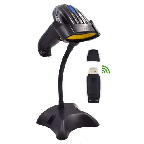 EW3430 lector de código de barras Lector de códigos de barras portátil 1D LED Negro - Imagen 1