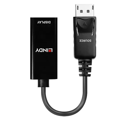 41718 adaptador de cable de vídeo 0,15 m DisplayPort HDMI Negro - Imagen 2