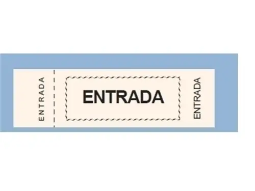 TALONARIO ENTRADAS LOAN COLORES SURTIDOS