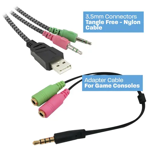 Play PL3321 Auriculares Alámbrico Diadema Juego Negro - Imagen 5