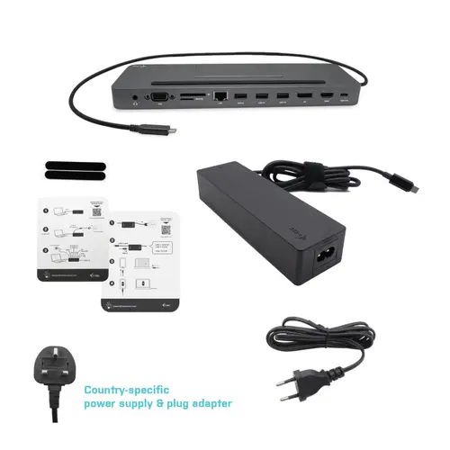 Metal SB-C Ergonomic 4K 3x Display Docking Station with Power Delivery 85 W + Universal Charger 100 W - Imagen 9