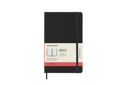 AGENDA 18 MESES 2022-2023 DIARIA L NEGRA DURA MOLESKINE DHB18DC3Y23