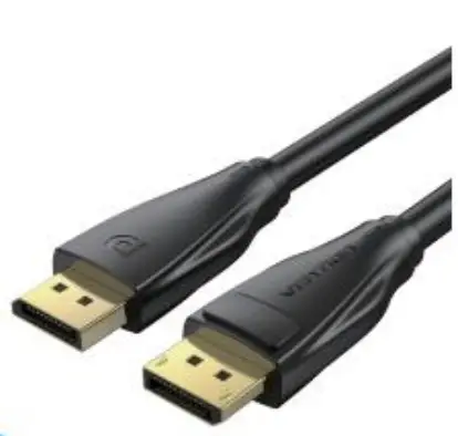 HCDBJ adaptador de cable de vídeo 5 m DisplayPort Negro