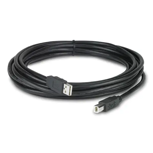 NetBotz USB Latching Cable, LSZH, 5m cable USB 5,00 m USB A USB B Negro