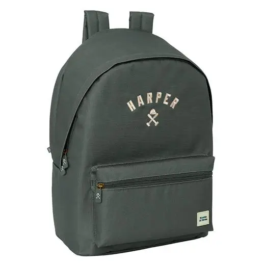 SAFTA MOCHILA DOBLE PARA PORTATIL 15,6+USB HARPER & NEYER GREY