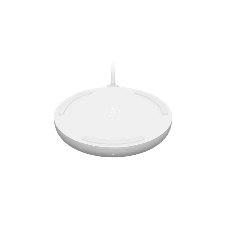 WIA001BTWH cargador de dispositivo móvil Teléfono Blanco Corriente alterna Cargador inalámbrico Carga rápida Auto
