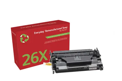 Remanufacturado Everyday Tóner Everyday Mono remanufacturado de Xerox es compatible con HP 26X (CF226X), Capacidad alta - Imagen 1