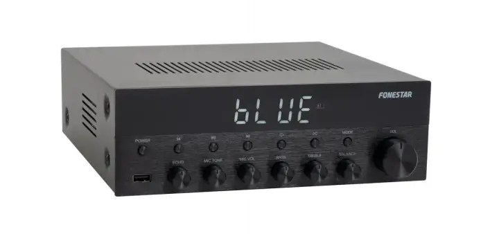 AS1515 amplificador de audio 2.0 canales Hogar Negro