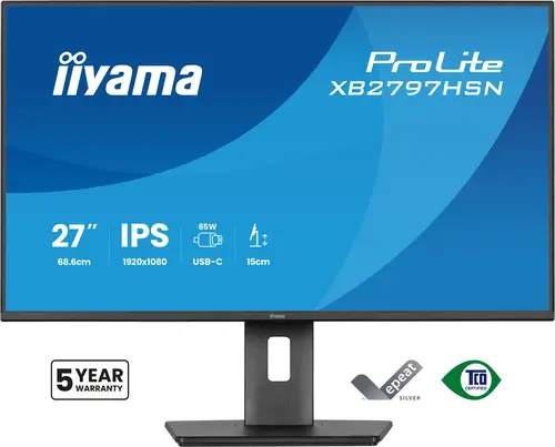 ProLite XB2797HSN-B1 pantalla para PC 68,6 cm (27") 1920 x 1080 Pixeles Full HD LCD Negro - Imagen 2