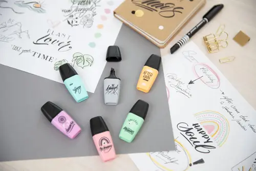 BOSS MINI Pastellove Edition 2.0 marcador 3 pieza(s) Fucsia, Gris, Naranja - Imagen 8