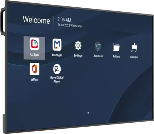 CDE5514-2C pantalla de señalización Pantalla plana para señalización digital 139,7 cm (55") LCD Wifi 500 cd / m² 4K Ultra HD Negro Procesador incorporado Android 14 24/7 - Imagen 2