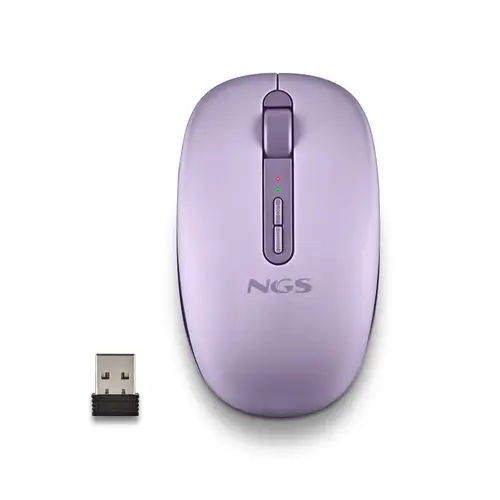 FOG DUAL PURPLE ratón Universal Ambidextro RF Wireless + Bluetooth 1600 DPI - Imagen 1
