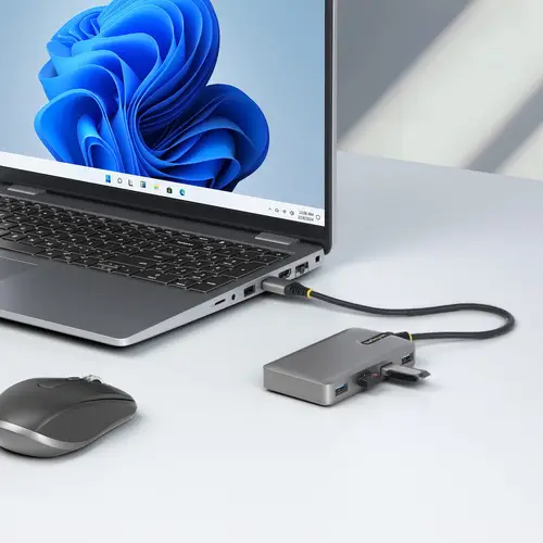 5G4AC-USB-A-HUB hub de interfaz USB 3.2 Gen 1 (3.1 Gen 1) Type-A 5000 Mbit/s Gris - Imagen 3