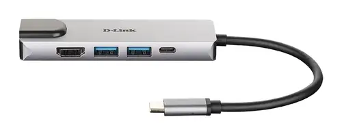 DUB-M520 base para portátil y replicador de puertos Alámbrico Thunderbolt 3 Aluminio - Imagen 2