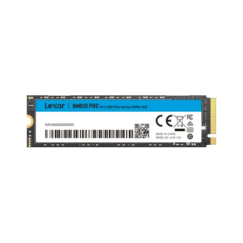 NM610 PRO M.2 500 GB PCI Express 3.0 NVMe