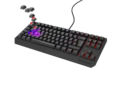 Thor 230 TKL teclado Juego USB QWERTY Español Negro - Imagen 2