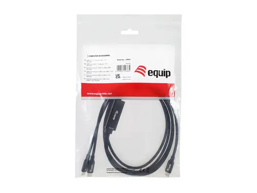 128895 cable USB USB 2.0 1,5 m USB C 2 x USB C 0,48 Gbit/s 140 W Negro - Imagen 5