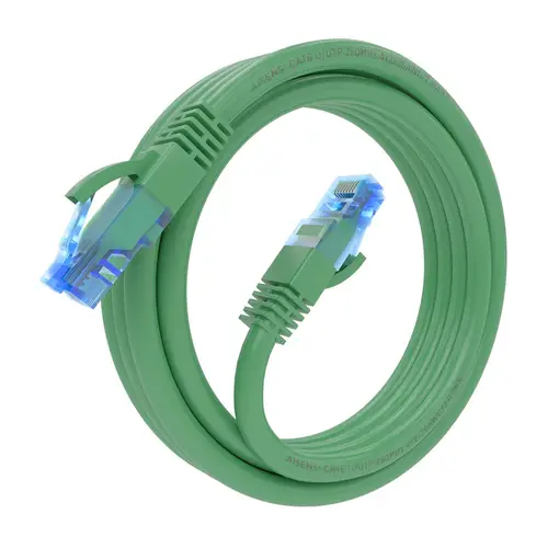 Cable De Red Latiguillo RJ45 Cat.6 UTP AWG26 CCA, Verde, 2.0 m - Imagen 2