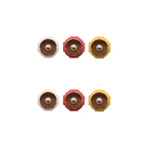 10.24.0802 cable de vídeo compuesto 1,8 m 3 x RCA Negro - Imagen 2