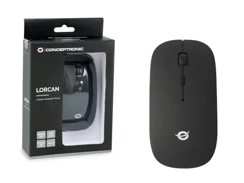 LORCAN01B ratón Oficina Ambidextro Bluetooth Óptico 1600 DPI - Imagen 2