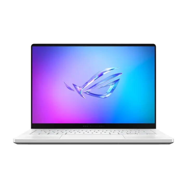 ROG Zephyrus G14 OLED GA403WP-QS002W - Ordenador Portátil Gaming de 14" WQXGA+ 120Hz (AMD Ryzen AI 9 HX 370, 32GB RAM, 1TB SSD, NVIDIA RTX 5070 8GB, Windows 11 Home) Blanco Platino - Teclado QWERTY español