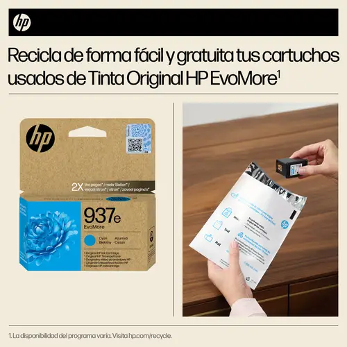 Cartucho de Tinta Original EvoMore 937e cian - Imagen 4