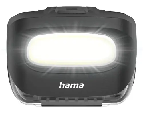 HL110 Negro, Azul, Amarillo Linterna con cinta para cabeza COB LED - Imagen 3