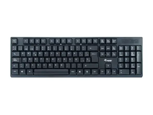 245221 teclado Ratón incluido Oficina RF inalámbrico QWERTY Español Negro - Imagen 2