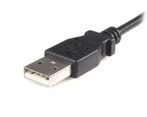 Cable 3m Micro USB B a USB A Cargador para Teléfono Móvil Datos USB 2.0 - Macho a Macho - Negro - Imagen 3