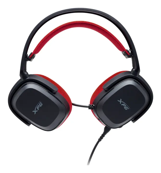 PRECOG STUDIO Auriculares Alámbrico Diadema Juego USB Tipo C Negro, Rojo