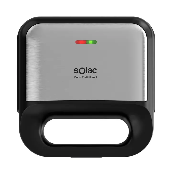 S96804300 sandwichera 750 W Negro, Acero inoxidable