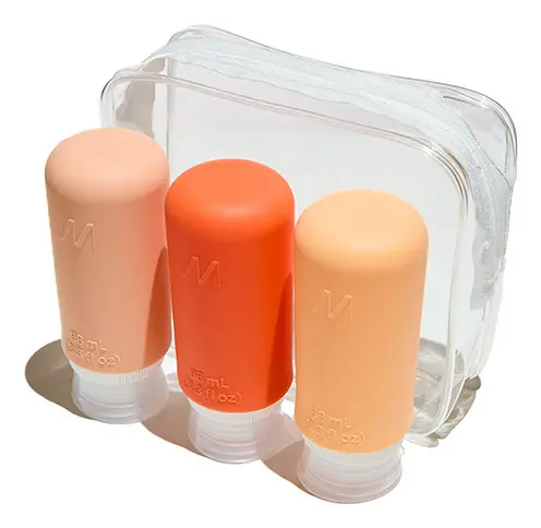 TRBOTTLES3PF botella y recipiente de viaje Silicona Botella flexible