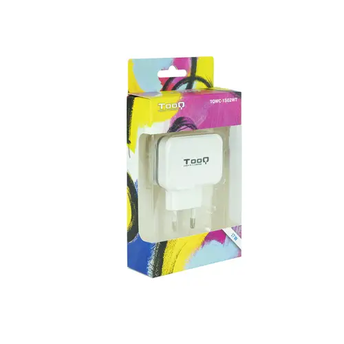 TQWC-1S02WT cargador de dispositivo móvil GPS, MP3, MP4, Teléfono móvil, Consola de juegos portátil, Smartphone, Tableta Blanco Corriente alterna Interior - Imagen 3