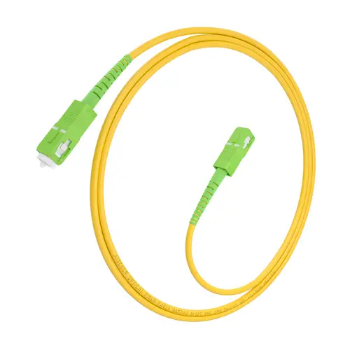 Cable Fibra Óptica Latiguillo G657A2 3.0 9/125 SMF Simplex CPR DCA LSZH, SC/APC-SC/APC, Amarillo, 2.0m - Imagen 2