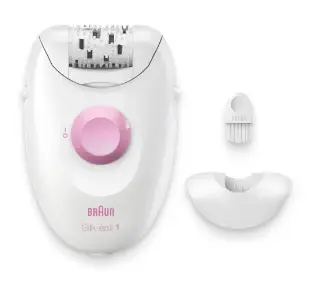 Silk-épil 1 1-010 depiladora 20 pinzas Rosa, Blanco