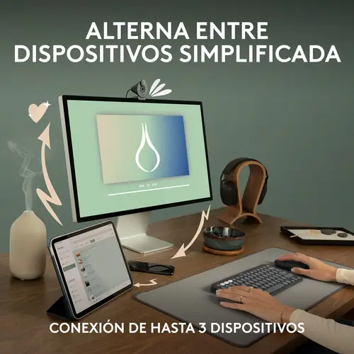 910-007014 ratón Viajes Ambidextro RF Wireless + Bluetooth Óptico 4000 DPI - Imagen 10