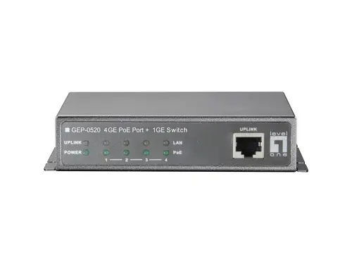 Switch Gigabit Ethernet PoE de 8 puertos, 61.6W, 802.3af PoE, 4 Puertos PoE - Imagen 3