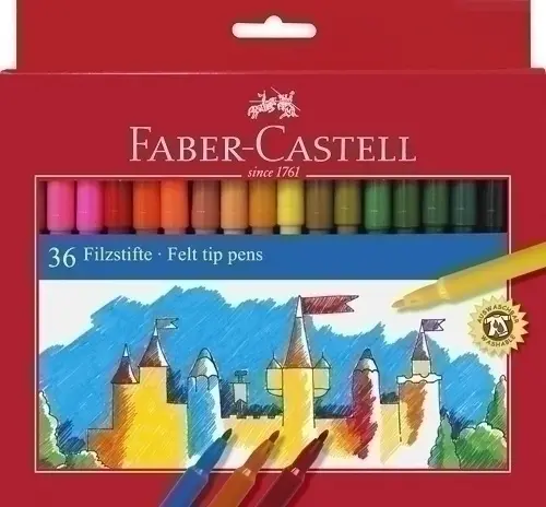 ROTULADOR FABER-CASTELL CAJA 36