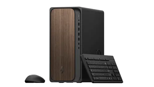 OmniDesk Desktop AI M03-0012ns PC Intel Core Ultra 5 225 16 GB DDR5-SDRAM 1 TB SSD Windows 11 Home Torre AI PC Madera, Negro - Imagen 18