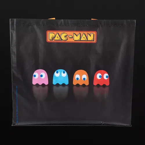 KX PACMAN SHOPPING BAG BLACK Negro Bolso grande - Imagen 8