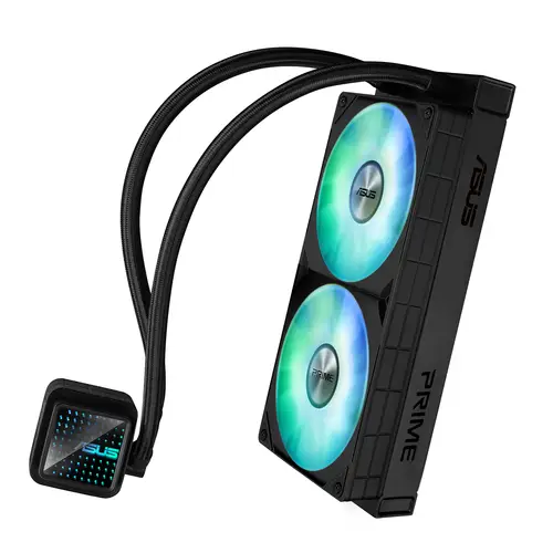 Prime LC 240 ARGB Carcasa del ordenador Sistema de refrigeración líquida todo en uno 12 cm Negro - Imagen 5