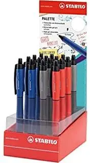 STABILO EXPOSITOR BOLÍGRAFO TINTA DE GEL RETRÁCTIL PALETTE FINE SURTIDO  -16U-
