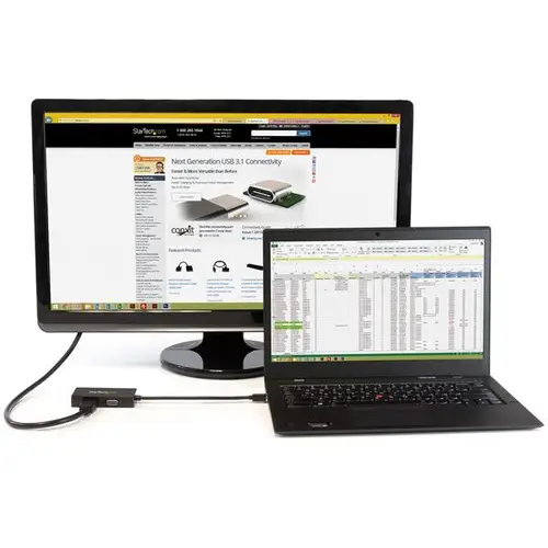 Adaptador Conversor de Mini DisplayPort a VGA DVI o HDMI - Convertidor A/V 3 en 1 para viajes - Imagen 6